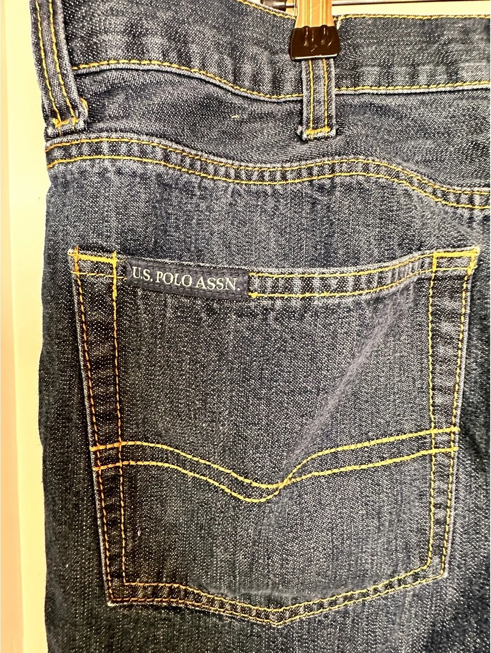 U.S. Polo Assn Men’s Jeans 38x30 Blue Denim Straight Leg Classic Fit